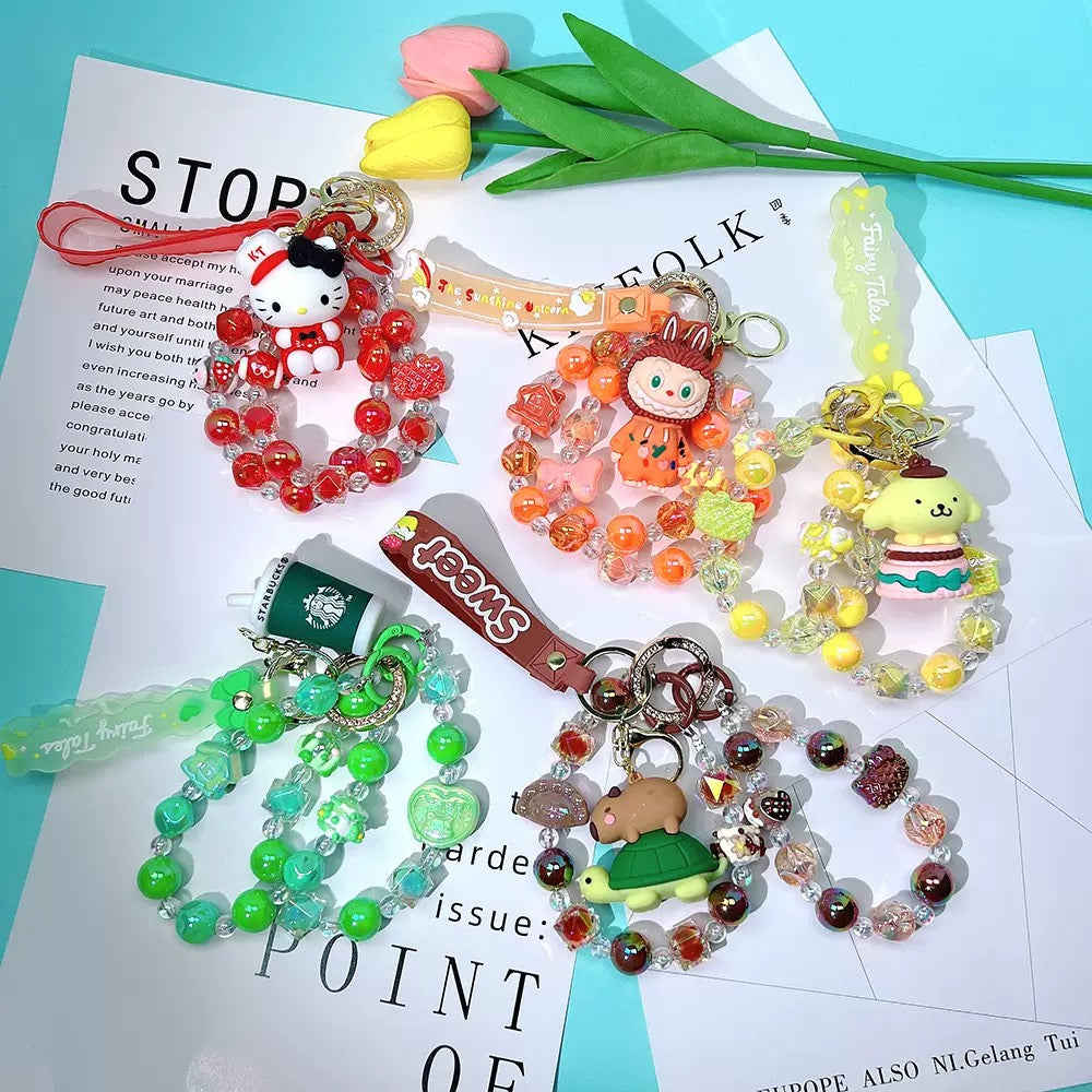 Acrylic Beads Phone Chain Mystery Bag