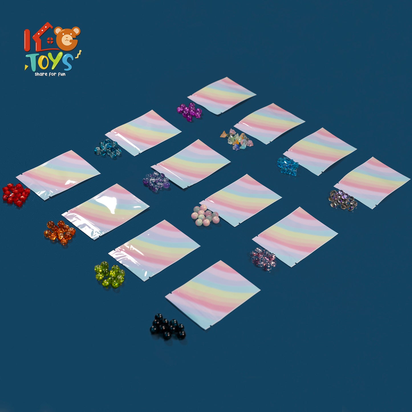 Shinning Glass Beads Mystery Bag