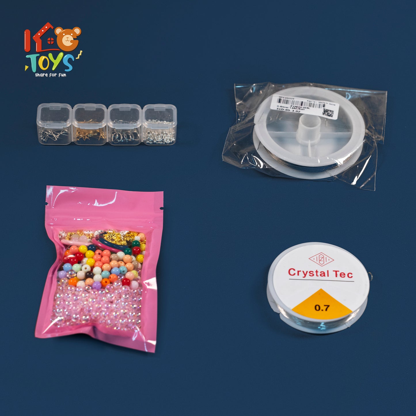 Shinning Glass Beads Chain Mystery Bag