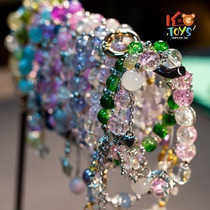 Shinning Glass Beads Chain Mystery Bag